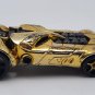 Hot Wheels 2009 Track Stars Series #55 Rocketfire Gold Chrome w/ OH5SPs