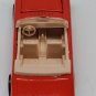 1983 Hot Wheels Red '65 Ford Mustang Convertible Car White Walls Hood Open 1:64