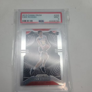 CAM REDDISH PRIZM ROOKIE CARD GRADED PSA 9 MINT RC 2019-20 Panini Prizm HAWKS rc