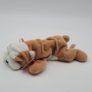 TY Beanie Baby - WRINKLES the Bull Dog (8 inch) Style 4103 P.V.C. Pellets