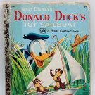 Vintage 1954 Walt Disney's "Donald Duck's Toy Sailboat" A Little Golden Book