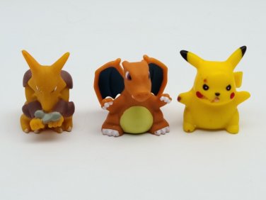 Assorted - Rare Vintage Pokemon Cake Toppers- CHARIZARD PIKACHU