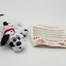 Vintage Pound Puppies 7" Black & White Dalmatian Spots Puppy Plush Tonka *NOS*