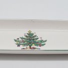 Nikko Christmas Tree Holiday Cracker Butter Olive Mint Dish