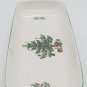 Nikko Christmas Tree Holiday Cracker Butter Olive Mint Dish
