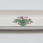 Nikko Christmas Tree Holiday Cracker Butter Olive Mint Dish