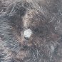 VTG RARE MINK TEDDY BEAR w/ NECKLACE And BELLYBUTTON DIAMOND