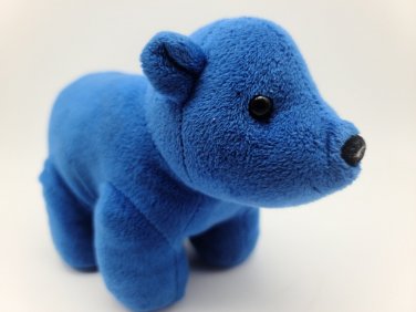 The Manhattan Toy Co Jellybeans Berry Bear Blue Stuffy