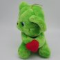 VINTAGE Oriental Trading Company GREEN Bear 11" Plush STUFFED ANIMAL * CLEAN*