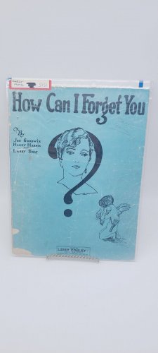 How Can I Forget You - Sheet Music - Joe Goodwin 1927