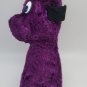 Vintage 1950s  Carnival Fair Prize Bull Plush Purple Stuffed Animal ULTRA RARE