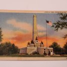 Springfield IL - Illinois, Abraham Lincoln Tomb, Vintage, Linen, Postcard
