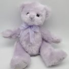First and Main Sorbet Purple Teddy Bear Plush Stuffed Animal Toy Lace Paws 12"