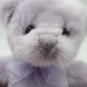 First and Main Sorbet Purple Teddy Bear Plush Stuffed Animal Toy Lace Paws 12"