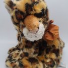 SKM Plush BABY LEOPARD CUB • Soft Cuddly Snuggle Cat • Golden Eyes • 18 inches