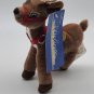 NWT Hallmark Polar Express Reindeer Plush Christmas Decoration Holiday Decor