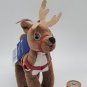NWT Hallmark Polar Express Reindeer Plush Christmas Decoration Holiday Decor