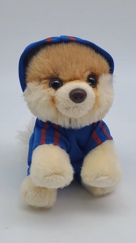 Itty Bitty Boo Dog Plush 50" Blue Jogging Suit Stuffed Animal Toy CLEAN