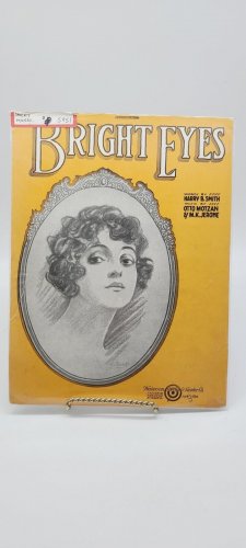 Vintage "Bright Eyes" Sheet Music Dated 1920