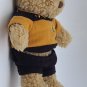 Vintage 1998 TM & C Bear with Gold Star Shirt and Black Shorts 9&acirc;�� Stuffed Animal