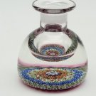 Vintage Perthshire Paperweight Scent Bottle with Striated Stopper,...
