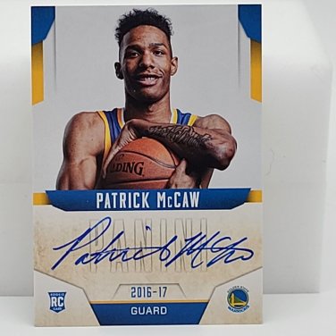 2016-17 Panini Basketball Patrick McCaw Rookie Auto