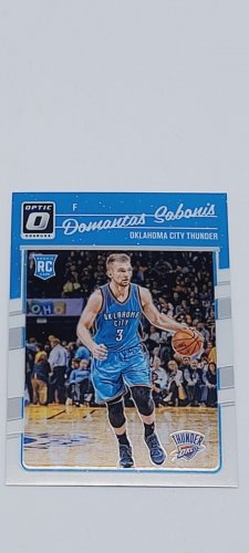 2016-17 Optic Domantas Sabonis Rated Rookie Card #161 Thunder Kings EUC