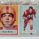 U-203 1957 Topps football card #48 GENE BRITO END WASHINGTON REDSKINS