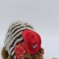 Buckaroo Bandits Plush Armadillo with Red Cowboy Hat and Bandana