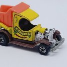 HOT WHEELS VTG 1:64 1977 FORD MODEL A TRUCKIN DUMP YELLOW BW BLACKWALL HK