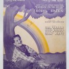 Rainbow On The River, Webster, Alter & Bobby Breen, vintage 1936 Sheet Music