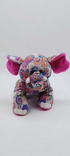 Ganz Webkinz Enchanted Elephant 9" Paisley Plush Stuffed Animal No Code