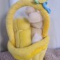 E&J Classic Easter Plush w/ Bunny and Chick in Basket *ULTRA RARE*