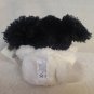 4&acirc;�� Mini Russ Luvvies LISA Black White Puppy Dog Stuffed Animal Beanie Sits Up