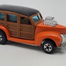 Hot Wheels Vintage 40's Ford Woody Wagon Woodie 1979 Die Cast Hi-Raker Orange