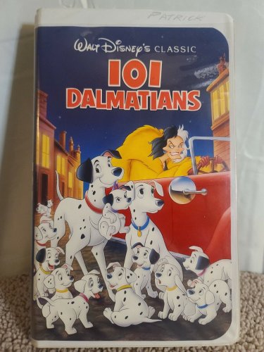 **ULTRA RARE**Disney Black Diamond 101 Dalmatians (VHS, 1992)