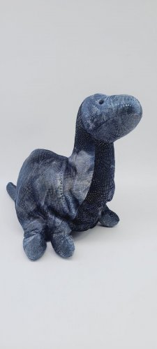 14" Russ Dinosaur Plato Plush Stuffed Animal Beanie Doll Berrie Blue Big Huge