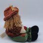 Vintage Dandee Sitting Scarecrow Girl Plush RARE HTF