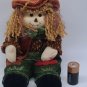 Vintage Dandee Sitting Scarecrow Girl Plush RARE HTF