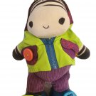 2018 B. You Giggling Zebb Zebra Sensory Learn to Dress Plush Toy 12" *WORKING*