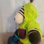 2018 B. You Giggling Zebb Zebra Sensory Learn to Dress Plush Toy 12" *WORKING*
