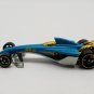 Hot Wheels 2000 Greased Lightnin' Blue Gold & Lightening Bolts Diecast Car