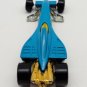 Hot Wheels 2000 Greased Lightnin' Blue Gold & Lightening Bolts Diecast Car