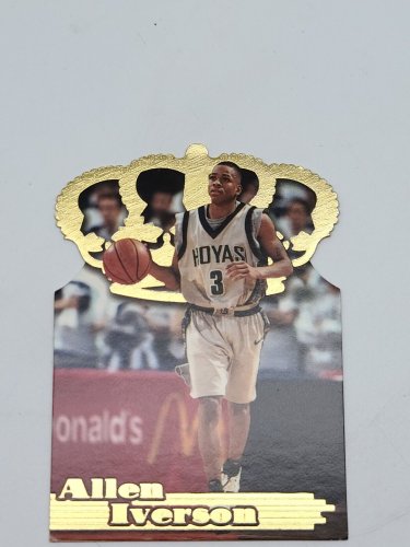 1996 Pacific Crown Royale Allen Iverson 76ers RC Rookie HOF NMT