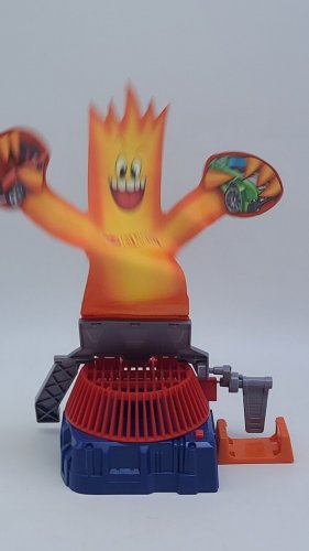 2014 Mattel HOT WHEELS Workshop Track Builder FAN MAN (#BGX85) Air-Powered