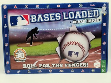 Bases Loaded Board Game 30 MLB Teams 2015 Baseball Roll For The Fences-Complete