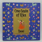 Demi ONE GRAIN OF RICE A Mathematical Folktale 1997 First Edition 1st Printing