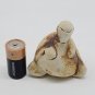 Turtle Sitting Small Handmade Stoneware 3" * HTF '