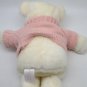 Ralph Lauren &acirc;��The Romance Bear&acirc;�� White Teddy Bear Pink Hoodie Sweater Plush