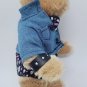 HOUSE of BLUES Denim Jacket 10" TEDDY BEAR Plush RARE ARCHIVE BEAR